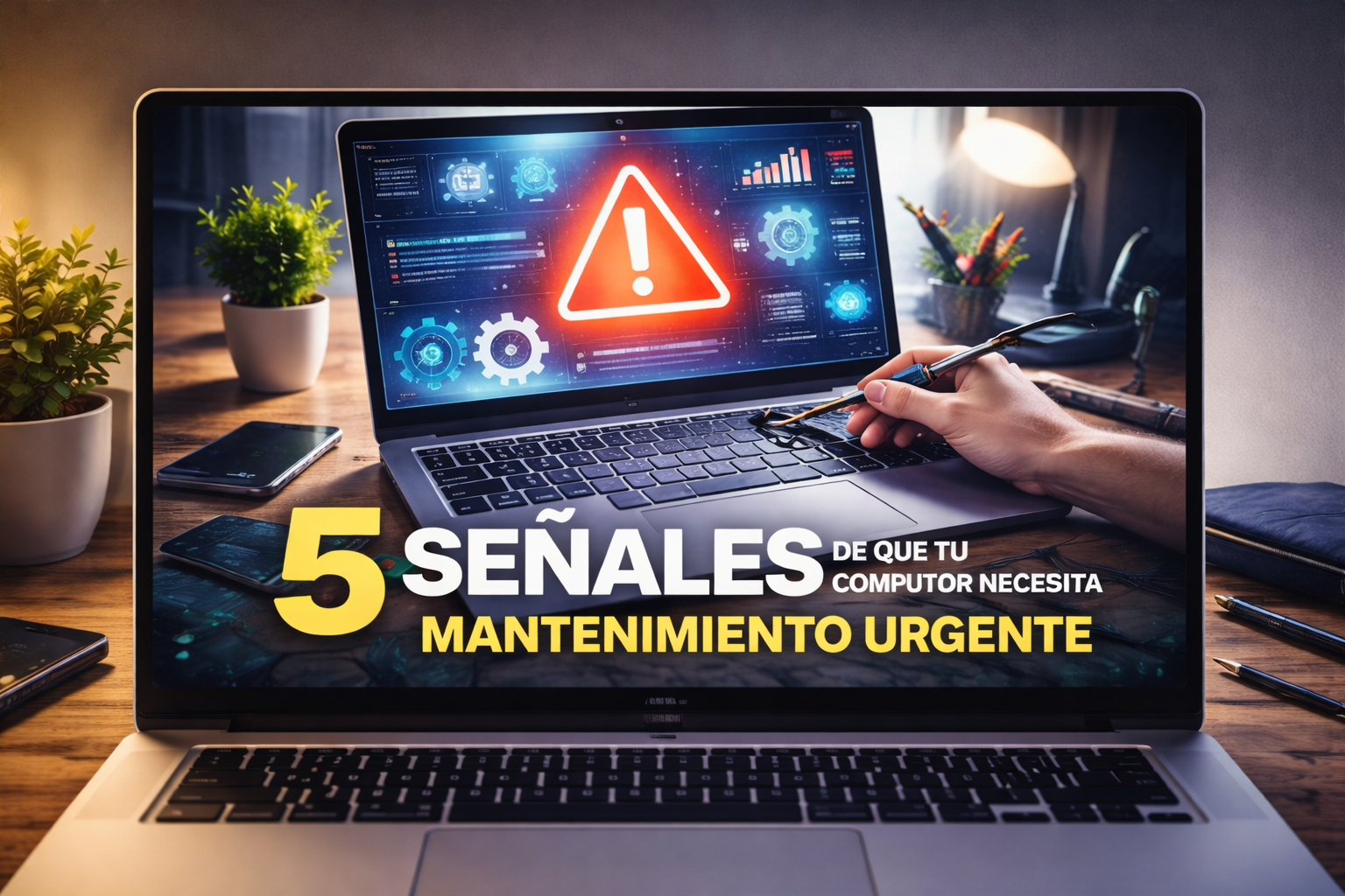 5 Señales de que tu Computador Necesita Mantenimiento Urgente