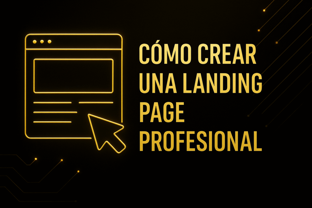 Cómo crear una landing page completa y profesional con HTML, CSS y JavaScript paso a paso